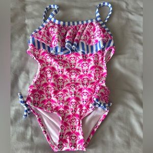 2t flamingo bathing suit NWOT